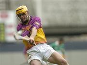 4 July 2004; Eoin Quigley, Wexford. Guinness Leinster Senior Hurling Championship Final, Offaly v Wexford, Croke Park, Dublin. Picture credit; Damien Eagers / SPORTSFILE