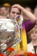 4 July 2004; Wexford captain John O'Connor pictured after lifting the Bob O'Keeffe cup. Guinness Leinster Senior Hurling Championship Final, Offaly v Wexford, Croke Park, Dublin. Picture credit; Damien Eagers / SPORTSFILE