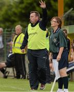 1 September 2013; Offaly manager Greg Farrelly. All-Ireland Ladies Football Junior Championship, Semi-Final, Offaly v Derry, Carrickmacross Emmets GAA Club, Emmet Park, Monaghan. Picture credit: Oliver McVeigh / SPORTSFILE