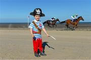 3 September 2013; Four year old Reuben Stafford, from Laytown, Co. Meath, at the day's races. Laytown Races, Laytown, Co. Meath. Picture credit: Brian Lawless / SPORTSFILE