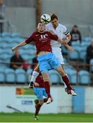 3 September 2013; Ryan Brennan, Drogheda United, in action against Gavin Peers, Sligo Rovers. Airtricity League Premier Division, Drogheda United v Sligo Rovers, Hunky Dorys Park, Drogheda, Co. Louth. Photo by Sportsfile
