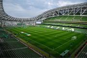 10 September 2023; A general view inside the Aviva Stadium before the UEFA EURO 2024 Championship qualifying group B match between Republic of Ireland and Netherlands at the Aviva Stadium in Dublin. Photo by Ben McShane/Sportsfile