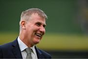 10 September 2023; Republic of Ireland manager Stephen Kenny before the UEFA EURO 2024 Championship qualifying group B match between Republic of Ireland and Netherlands at the Aviva Stadium in Dublin. Photo by Seb Daly/Sportsfile