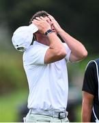 10 September 2023; Rory McIlroy of Northern Ireland reacts after the final round of the Horizon Irish Open Golf Championship at The K Club in Straffan, Kildare. Photo by Ramsey Cardy/Sportsfile