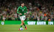 10 September 2023; Matt Doherty of Republic of Ireland during the UEFA EURO 2024 Championship qualifying group B match between Republic of Ireland and Netherlands at the Aviva Stadium in Dublin. Photo by Seb Daly/Sportsfile