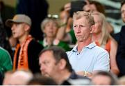 10 September 2023; Leinster Rugby head coach Leo Cullen during the UEFA EURO 2024 Championship qualifying group B match between Republic of Ireland and Netherlands at the Aviva Stadium in Dublin. Photo by Seb Daly/Sportsfile