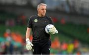 10 September 2023; Republic of Ireland goalkeeping coach Dean Kiely before the UEFA EURO 2024 Championship qualifying group B match between Republic of Ireland and Netherlands at the Aviva Stadium in Dublin. Photo by Seb Daly/Sportsfile