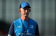 8 September 2023; Leinster head coach Leo Cullen before the pre-season friendly match between Munster and Leinster at Musgrave Park in Cork. Photo by Sam Barnes/Sportsfile