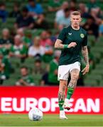 10 September 2023; James McClean of Republic of Ireland before the UEFA EURO 2024 Championship qualifying group B match between Republic of Ireland and Netherlands at the Aviva Stadium in Dublin. Photo by Stephen McCarthy/Sportsfile