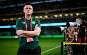 10 September 2023; FAI communications manager Kieran Crowley before the UEFA EURO 2024 Championship qualifying group B match between Republic of Ireland and Netherlands at the Aviva Stadium in Dublin. Photo by Stephen McCarthy/Sportsfile