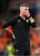 10 September 2023; Republic of Ireland manager Stephen Kenny during the UEFA EURO 2024 Championship qualifying group B match between Republic of Ireland and Netherlands at the Aviva Stadium in Dublin. Photo by Stephen McCarthy/Sportsfile