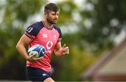 12 September 2023; Ross Byrne during an Ireland rugby squad training session at Complexe de la Chambrerie in Tours, France. Photo by Brendan Moran/Sportsfile