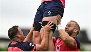 12 September 2023; Jeremy Loughman, right, and Dave Kilcoyne during an Ireland rugby squad training session at Complexe de la Chambrerie in Tours, France. Photo by Brendan Moran/Sportsfile