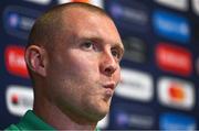 13 September 2023; Keith Earls during an Ireland rugby media conference at Complexe de la Chambrerie in Tours, France. Photo by Brendan Moran/Sportsfile