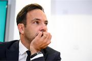 14 September 2023; FAI director of football Marc Canham before an FAI media briefing at FAI Headquarters in Abbotstown, Dublin. Photo by Stephen McCarthy/Sportsfile