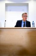 14 September 2023; FAI chief executive Jonathan Hill during an FAI media briefing at FAI Headquarters in Abbotstown, Dublin. Photo by Stephen McCarthy/Sportsfile