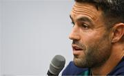 14 September 2023; Conor Murray during an Ireland rugby media conference at the Westotel Nantes Atlantique in Nantes, France. Photo by Brendan Moran/Sportsfile