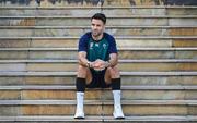 14 September 2023; Conor Murray poses for a portrait after an Ireland rugby media conference at the Westotel Nantes Atlantique in Nantes, France. Photo by Brendan Moran/Sportsfile