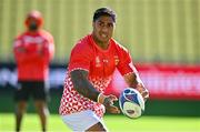 15 September 2023; Malakai Fekitoa during the Tonga rugby squad captain's run at the Stade de la Beaujoire in Nantes, France. Photo by Brendan Moran/Sportsfile