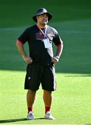 15 September 2023; Tonga head coach Toutai Kefu during the Tonga rugby squad captain's run at the Stade de la Beaujoire in Nantes, France. Photo by Brendan Moran/Sportsfile