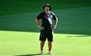 15 September 2023; Tonga head coach Toutai Kefu during the Tonga rugby squad captain's run at the Stade de la Beaujoire in Nantes, France. Photo by Brendan Moran/Sportsfile