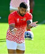 15 September 2023; Salesi Piutau during the Tonga rugby squad captain's run at the Stade de la Beaujoire in Nantes, France. Photo by Brendan Moran/Sportsfile