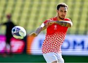 15 September 2023; William Havili during the Tonga rugby squad captain's run at the Stade de la Beaujoire in Nantes, France. Photo by Brendan Moran/Sportsfile