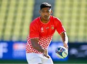15 September 2023; Tanginoa Halaifonua during the Tonga rugby squad captain's run at the Stade de la Beaujoire in Nantes, France. Photo by Brendan Moran/Sportsfile