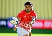15 September 2023; Siua Maile during the Tonga rugby squad captain's run at the Stade de la Beaujoire in Nantes, France. Photo by Brendan Moran/Sportsfile