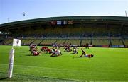 15 September 2023; A general view of the Tonga rugby squad captain's run at the Stade de la Beaujoire in Nantes, France. Photo by Brendan Moran/Sportsfile