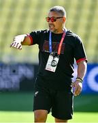 15 September 2023; Strength & conditioning coach Semisi Fonua during the Tonga rugby squad captain's run at the Stade de la Beaujoire in Nantes, France. Photo by Brendan Moran/Sportsfile