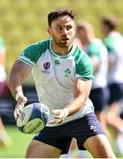 15 September 2023; Hugo Keenan during the Ireland rugby squad captain's run at the Stade de la Beaujoire in Nantes, France. Photo by Brendan Moran/Sportsfile