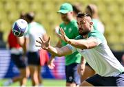 15 September 2023; Rónan Kelleher during the Ireland rugby squad captain's run at the Stade de la Beaujoire in Nantes, France. Photo by Brendan Moran/Sportsfile