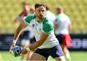 15 September 2023; Hugo Keenan during the Ireland rugby squad captain's run at the Stade de la Beaujoire in Nantes, France. Photo by Brendan Moran/Sportsfile