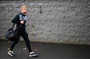 15 September 2023; Sean Hoare of Shamrock Rovers makes his way into the stadium before the SSE Airtricity Men's Premier Division match between Derry City and Shamrock Rovers at The Ryan McBride Brandywell Stadium in Derry. Photo by Stephen McCarthy/Sportsfile