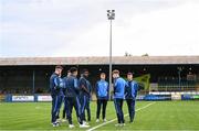 15 September 2023; Finn Harps players before the Sports Direct Men’s FAI Cup quarter-final match between Finn Harps and St Patrick's Athletic at Finn Park in Ballybofey, Donegal. Photo by Ramsey Cardy/Sportsfile