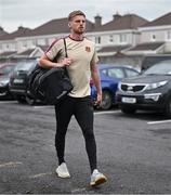 15 September 2023; Rob Slevin of Galway United arrives before the Sports Direct Men’s FAI Cup quarter-final match between Galway United and Dundalk at Eamonn Deacy Park in Galway. Photo by Ben McShane/Sportsfile
