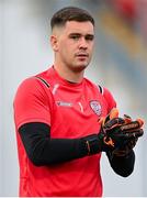 15 September 2023; Derry City goalkeeper Brian Maher before the SSE Airtricity Men's Premier Division match between Derry City and Shamrock Rovers at The Ryan McBride Brandywell Stadium in Derry. Photo by Stephen McCarthy/Sportsfile