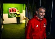 15 September 2023; Cork City assistant manager Richie Holland during the Sports Direct Men’s FAI Cup quarter-final match between Cork City and Wexford at Turner's Cross in Cork. Photo by Eóin Noonan/Sportsfile