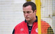 15 September 2023; St Patrick's Athletic manager Jon Daly before the Sports Direct Men’s FAI Cup quarter-final match between Finn Harps and St Patrick's Athletic at Finn Park in Ballybofey, Donegal. Photo by Ramsey Cardy/Sportsfile