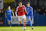 15 September 2023; Jamie Lennon of St Patrick's Athletic during the Sports Direct Men’s FAI Cup quarter-final match between Finn Harps and St Patrick's Athletic at Finn Park in Ballybofey, Donegal. Photo by Ramsey Cardy/Sportsfile