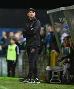 15 September 2023; Dundalk head coach Stephen O'Donnell during the Sports Direct Men’s FAI Cup quarter-final match between Galway United and Dundalk at Eamonn Deacy Park in Galway. Photo by Ben McShane/Sportsfile