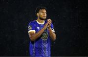 15 September 2023; Giles Phillips of Waterford after the SSE Airtricity Men's First Division match between Waterford and Cobh Ramblers at RSC in Waterford. Photo by Michael P Ryan/Sportsfile