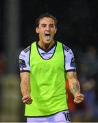 15 September 2023; Dylan Connolly of Bohemians celebrates after his side's victory during the Sports Direct Men’s FAI Cup quarter-final match between Drogheda United and Bohemians at Weavers Park in Drogheda, Louth. Photo by Seb Daly/Sportsfile