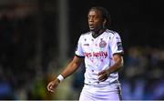 15 September 2023; Jonathan Afolabi of Bohemians during the Sports Direct Men’s FAI Cup quarter-final match between Drogheda United and Bohemians at Weavers Park in Drogheda, Louth. Photo by Seb Daly/Sportsfile