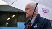 15 September 2023; Drogheda United general manager Hubert Murphy before the Sports Direct Men’s FAI Cup quarter-final match between Drogheda United and Bohemians at Weavers Park in Drogheda, Louth. Photo by Seb Daly/Sportsfile