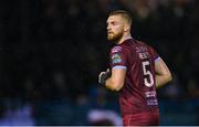 15 September 2023; Conor Keeley of Drogheda United during the Sports Direct Men’s FAI Cup quarter-final match between Drogheda United and Bohemians at Weavers Park in Drogheda, Louth. Photo by Seb Daly/Sportsfile