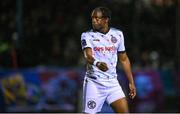 15 September 2023; Jonathan Afolabi of Bohemians during the Sports Direct Men’s FAI Cup quarter-final match between Drogheda United and Bohemians at Weavers Park in Drogheda, Louth. Photo by Seb Daly/Sportsfile