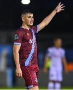 15 September 2023; Evan Weir of Drogheda United during the Sports Direct Men’s FAI Cup quarter-final match between Drogheda United and Bohemians at Weavers Park in Drogheda, Louth. Photo by Seb Daly/Sportsfile