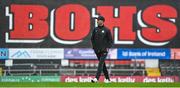 16 September 2023; Sligo Rovers manager Steve Feeney arrives before the Sports Direct Women's FAI Cup quarter-final match between Bohemians and Sligo Rovers at Dalymount Park in Dublin. Photo by Seb Daly/Sportsfile